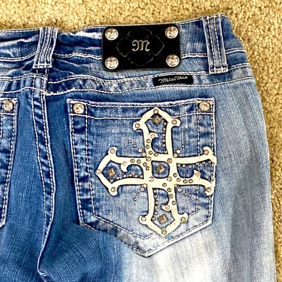 Miss Me boot cut embellished jeans 29 - Picture 2 of 4